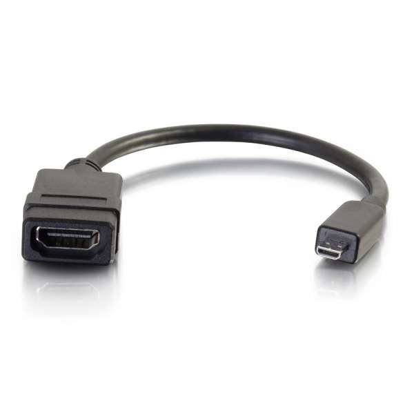 C2G 80510 HDMI cable 0.2 m Micro-HDMI Black - Image 1