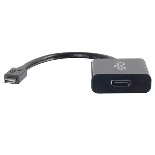 C2G USB 3.1 USB C to HDMI Audio/Video Adapter - USB Type C to HDMI Black - Image 1
