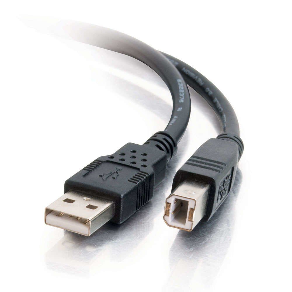 C2G 3m USB 2.0 A/B Cable - Black - Image 1