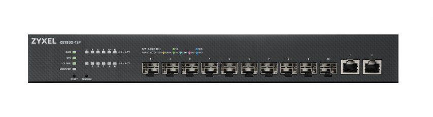 Zyxel XS1930-12F-ZZ0101F network switch Managed L2/L3 Black - Image 1