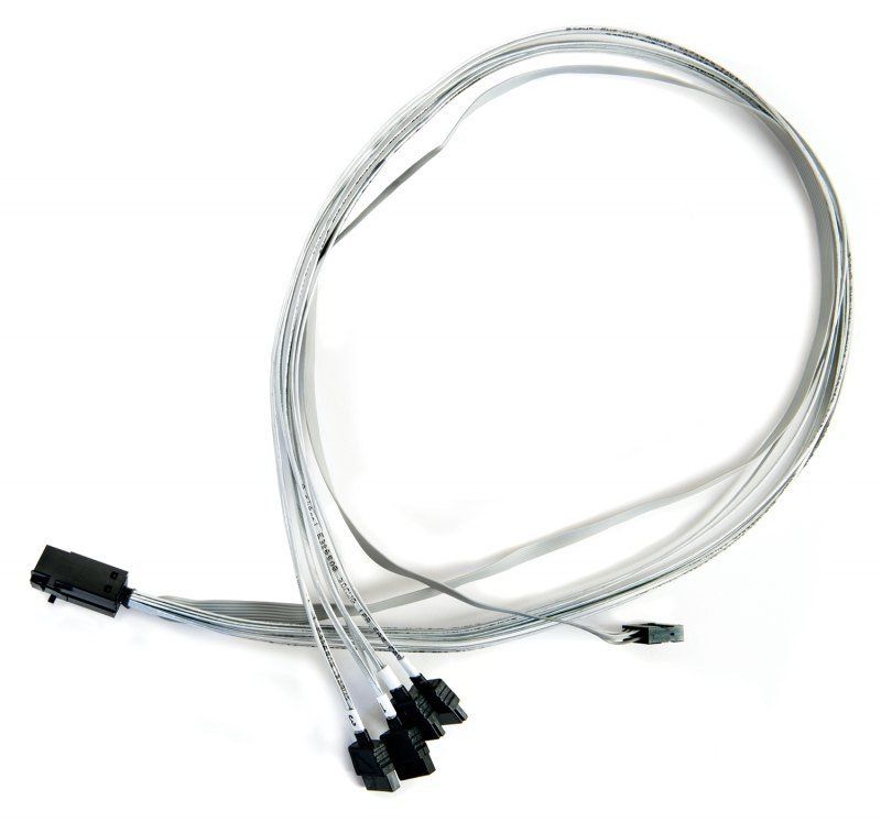 Microchip Technology 2279800-R Serial Attached SCSI (SAS) cable 0.8 m 6 Gbit/s White - Image 1