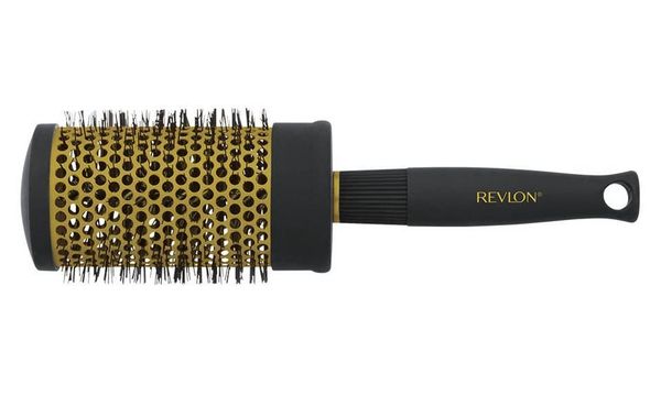 House of Home Revlon Ionic Ceramic Striking Volume Large Round Barrel Hair Brush in Black