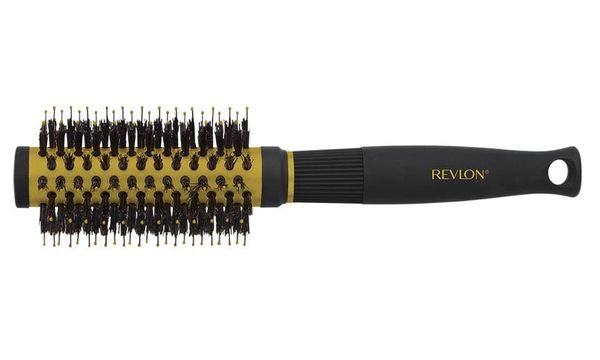 House of Home Revlon Ionic Ceramic Curls & Flips Small Round Barrel in Black