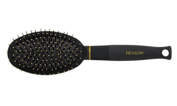 House of Home Revlon Ionic Ceramic Make It Straight Cushion Hair Brush in Black