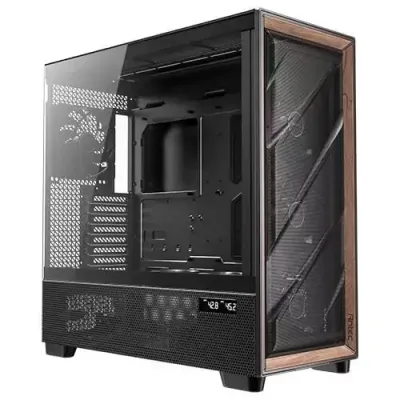 Antec FLUX PRO EUV Full Tower Black, Wood - Thumbnail 2