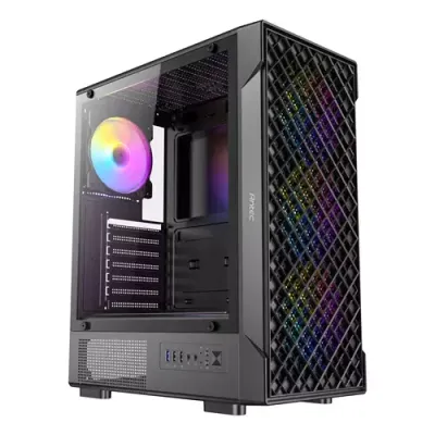 Antec VX-310 ARGB Midi Tower Black - Thumbnail 2