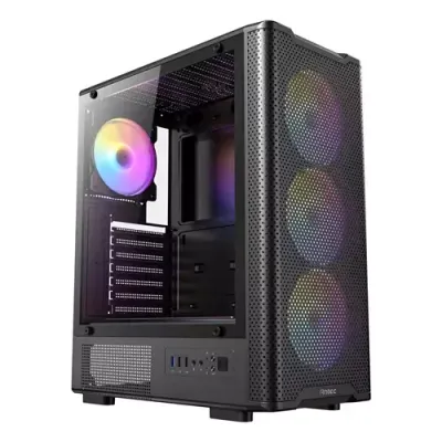 Antec VX-320 ARGB Midi Tower Black - Thumbnail 3