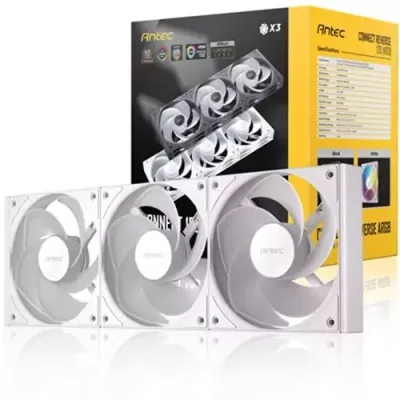 Antec C120R ARGB White_3PK Computer case Fan 12 cm White 3 pc(s) - Thumbnail 3