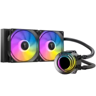 Antec Vortex Lum 240 ARGB Processor Liquid cooling kit 12 cm Black - Thumbnail 2
