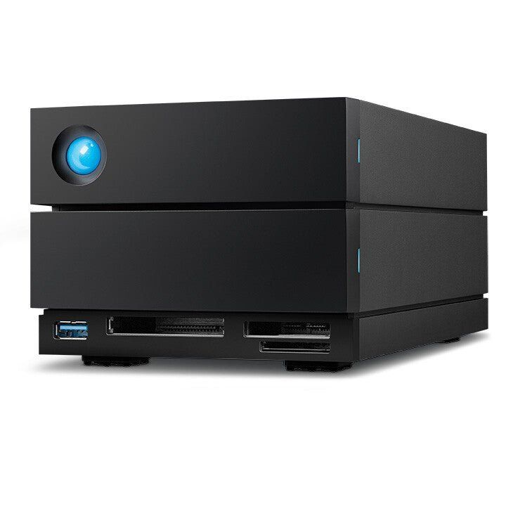 LaCie 2big Dock disk array 48 TB Desktop Black - Image 1