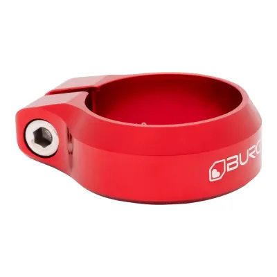 Burgtec Seat Clamp - Race Red - Thumbnail 2