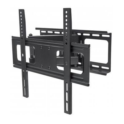 Manhattan Wall Mount for TV & Monitors (Full Motion), For screens 32" to 55", VESA compatability: all between 200x200mm and 400x400mm - check the dimensions of the four mounting holes on back of screen to ensure it fits, Max 50kg, Black, Bracket, Lifetime