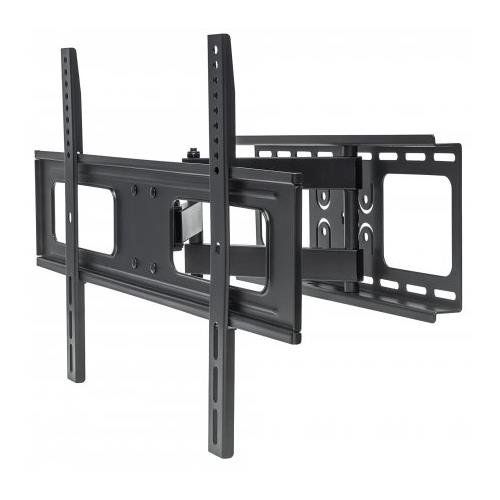 Manhattan Wall Mount for TV & Monitors (Full Motion), For screens 37" to 65", VESA compatability: all between 200x200mm and 600x400mm - check the dimensions of the four mounting holes on back of screen to ensure it fits, Max 50kg, Black, Bracket, Lifetime - Image 1