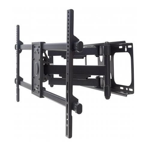 Manhattan Wall Mount for TV & Monitors (Full Motion), For screens 37" to 75", VESA compatability: all between 200x200mm and 800x400mm - check the dimensions of the four mounting holes on back of screen to ensure it fits, Max 75kg, Black, Bracket, Lifetime - Image 1
