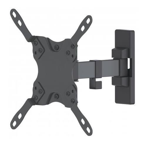 Manhattan Wall Mount for TV & Monitors (Tilt and Swivel 2 pivots), For screens 13" to 42", VESA compatability: all between 75x75mm and 200x200mm - check the dimensions of the four mounting holes on back of screen to ensure it fits, Max 20kg, Bracket - Image 1