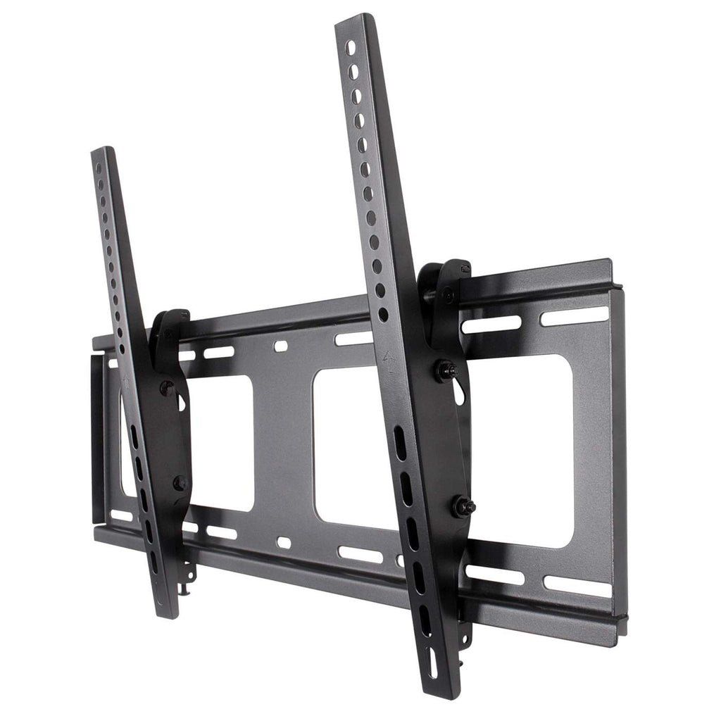 Manhattan Wall Mount for TV & Monitors (Tiltable), For screens 37" to 65", VESA compatability: all between 200x200mm and 600x400mm - check the dimensions of the four mounting holes on back of screen to ensure it fits, Max 80kg, Black, Bracket - Image 1
