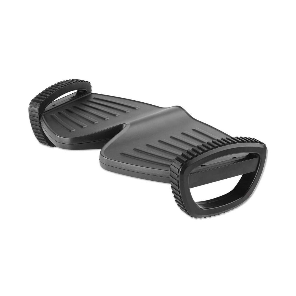 Manhattan Foot Rest/Rocker, Under-Desk Comfort and Productivity Enhancer, Two Rocking Motions, 277 x 502mm, Textured Surface, Black, Lifetime Warranty - Image 1