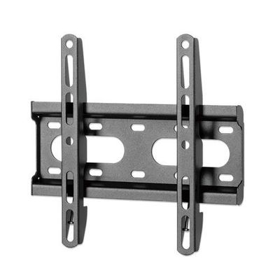 Manhattan Wall Mount for TV & Monitors (Fixed Ultra Slim), For screens 23" to 42", VESA compatability: all between 75x75mm and 200x200mm - check the dimensions of the four mounting holes on back of screen to ensure it fits, Max 45kg, Black, Bracket