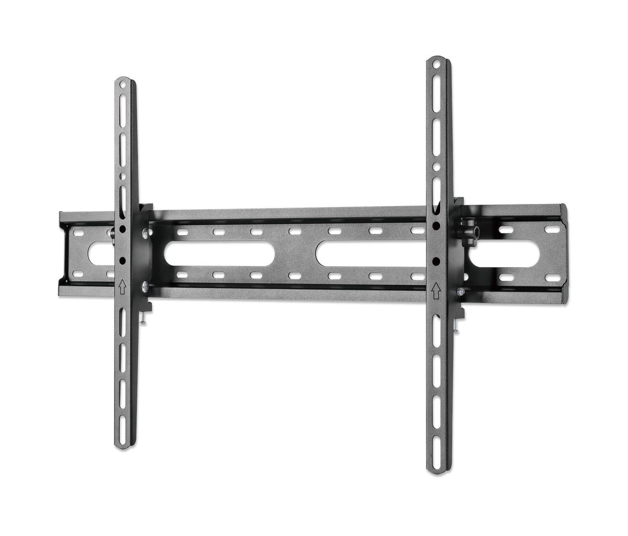 Manhattan Wall Mount for TV & Monitors (Tiltable) For screens 37" to 65" VESA compatability: all between 200x200mm and 600x400mm - check the dimensions of the four mounting holes on back of screen to ensure it fits Max 45kg Black Bracket - Image 1
