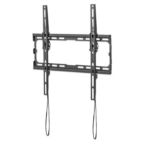 Manhattan Wall Mount for TV & Monitors (Tiltable), For screens 32" to 55", VESA compatability: all between 200x200mm and 400x400mm - check the dimensions of the four mounting holes on back of screen to ensure it fits, Max 35kg, Black, Bracket - Image 1
