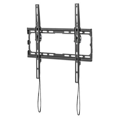 Manhattan Wall Mount for TV & Monitors (Tiltable), For screens 32" to 55", VESA compatability: all between 200x200mm and 400x400mm - check the dimensions of the four mounting holes on back of screen to ensure it fits, Max 35kg, Black, Bracket
