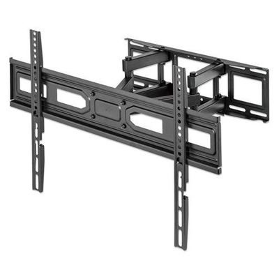 Manhattan Wall Mount for TV & Monitors (Full Motion), For screens 32" to 65", VESA compatability: all between 100x100mm and 600x400mm - check the dimensions of the four mounting holes on back of screen to ensure it fits, Max 40kg, Black, Bracket, Lifetime