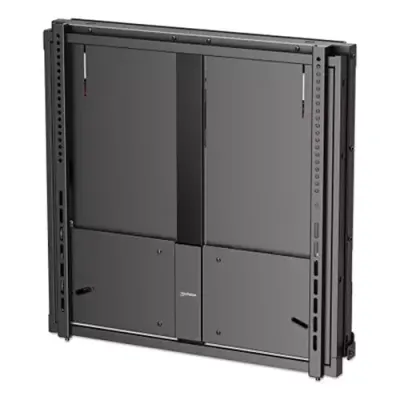 Manhattan Wall Mount for TV & Monitors (Tool Free Height Adjust), For screens 55" to 75", VESA compatibility: all between 200x200mm to 600x600mm - check the dimensions of the four mounting holes on back of screen to ensure it fits, Max 65kg, Black, Bracke - Thumbnail 2
