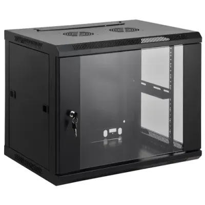 Intellinet 19" Network Cabinet - Wall Mount (Standard) 15U 600mm Deep Black Assembled Max 60kg Metal & Glass Door Back Panel Removeable Sides Suitable also for use on desk or floor Usable Depth 500mm Parts for wall installation not include