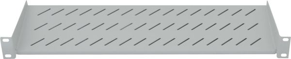Intellinet 19" Cantilever Shelf 1U 2-Point Front Mount 150mm Depth Max 25kg Grey Three Year Warranty - Thumbnail 2