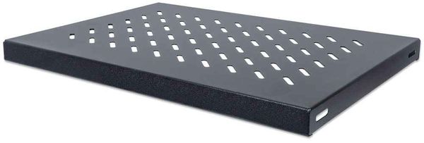 Intellinet 19" Fixed Shelf 1U 345mm Depth Max 50kg Black