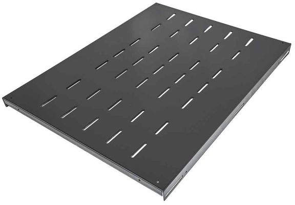 Intellinet 19" Fixed Shelf 1U 600mm Depth Heavy-Duty Max 100kg Black