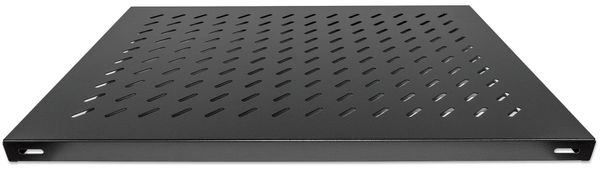 Intellinet 19" Fixed Shelf 1U 800mm Depth Heavy-Duty Max 100kg Black