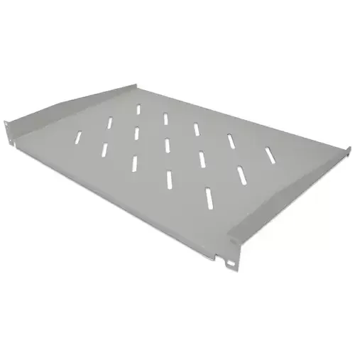 Intellinet 19" Cantilever Shelf 1U Shelf Depth 300mm Vented Max 25kg Grey Three Year Warranty - Image 1