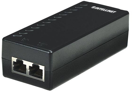 Intellinet Power over Ethernet (PoE) Injector 1 Port 48 V DC IEEE 802.3af Compliant (UK Power Cord) - Thumbnail 2