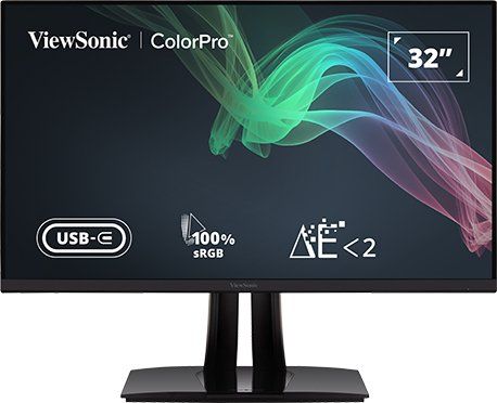 Viewsonic 32" Premium IPS 4K Ergonomic Monitor (VP3256-4K) - Image 1