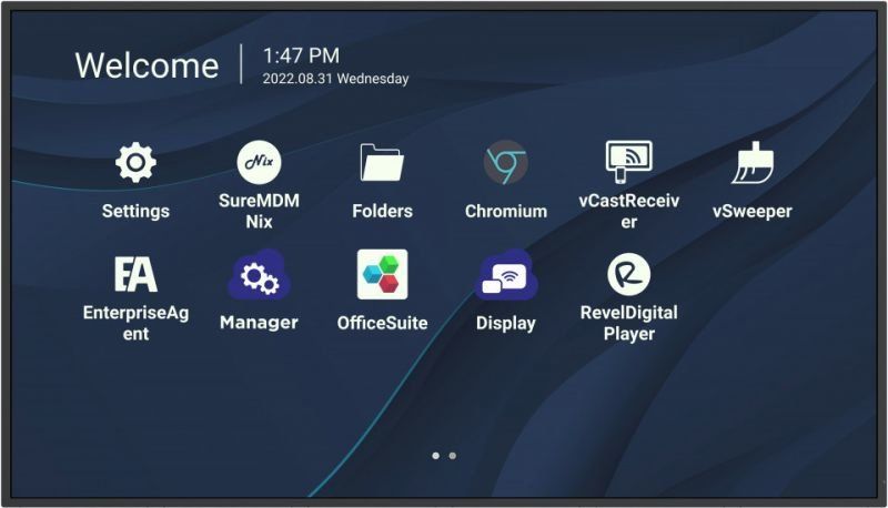 Viewsonic CDE4330 Signage Display 109.2 cm (43") Wi-Fi 450 cd/m 4K Ultra HD Black Built-in processor Android 11 - Image 1