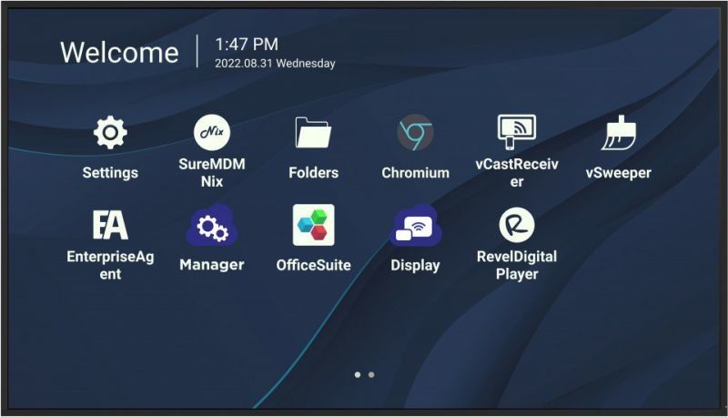 Viewsonic CDE7530 Signage Display 190.5 cm (75") Wi-Fi 450 cd/m 4K Ultra HD Black Built-in processor Android 11 - Image 1