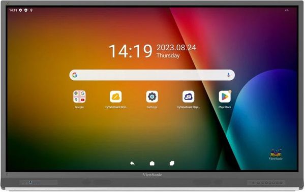 Viewsonic IFP6552-2F Signage Display Digital signage flat panel 165.1 cm (65") LCD 450 cd/m 4K Ultra HD Black Touchscreen Built-in processor Android