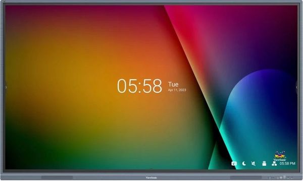 Viewsonic IFP7533-G Signage Display Interactive flat panel 190.5 cm (75") LCD 350 cd/m 4K Ultra HD Black Touchscreen Built-in processor Android 11