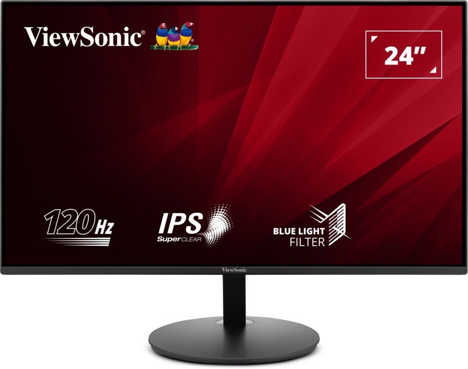 Viewsonic VA 24” Full HD 120Hz Monitor with HDMI and VGA - Image 1