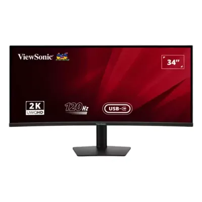 Viewsonic VA VA3420C computer monitor 86.4 cm (34") 3440 x 1440 pixels UltraWide Quad HD LED Black - Thumbnail 2