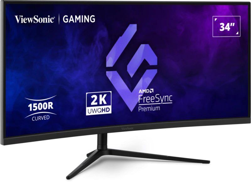 Viewsonic 34" UltraWide QHD 180Hz Curved Gaming Monitor (VX3418C-2K) - Image 1