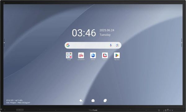 Viewsonic IFP7563-1C interactive whiteboard 190.5 cm (75") 3840 x 2160 pixels Touchscreen Black