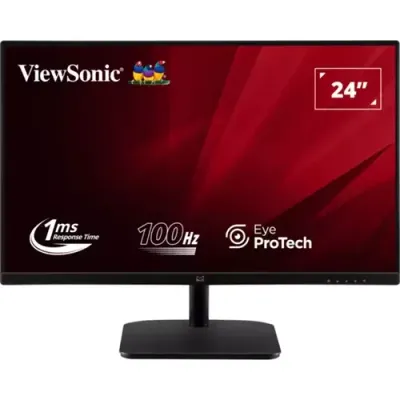 Viewsonic Value Series VA2432-MHD-3 computer monitor 61 cm (24") 1920 x 1080 pixels Full HD LED Black - Thumbnail 2
