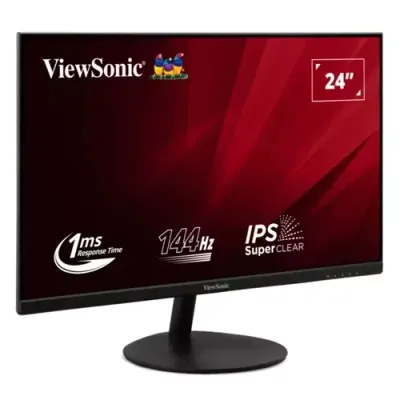 Viewsonic VA VA24E2-H computer monitor 60.5 cm (23.8") 1920 x 1080 pixels Full HD LED Black - Thumbnail 2