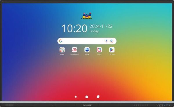 Viewsonic IFP6551-3C interactive whiteboard 165.1 cm (65") 3840 x 2160 pixels Touchscreen Black - Thumbnail 2