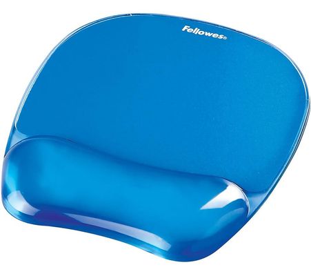Fellowes Crystals Gel Mouse Pad Blue 9114106