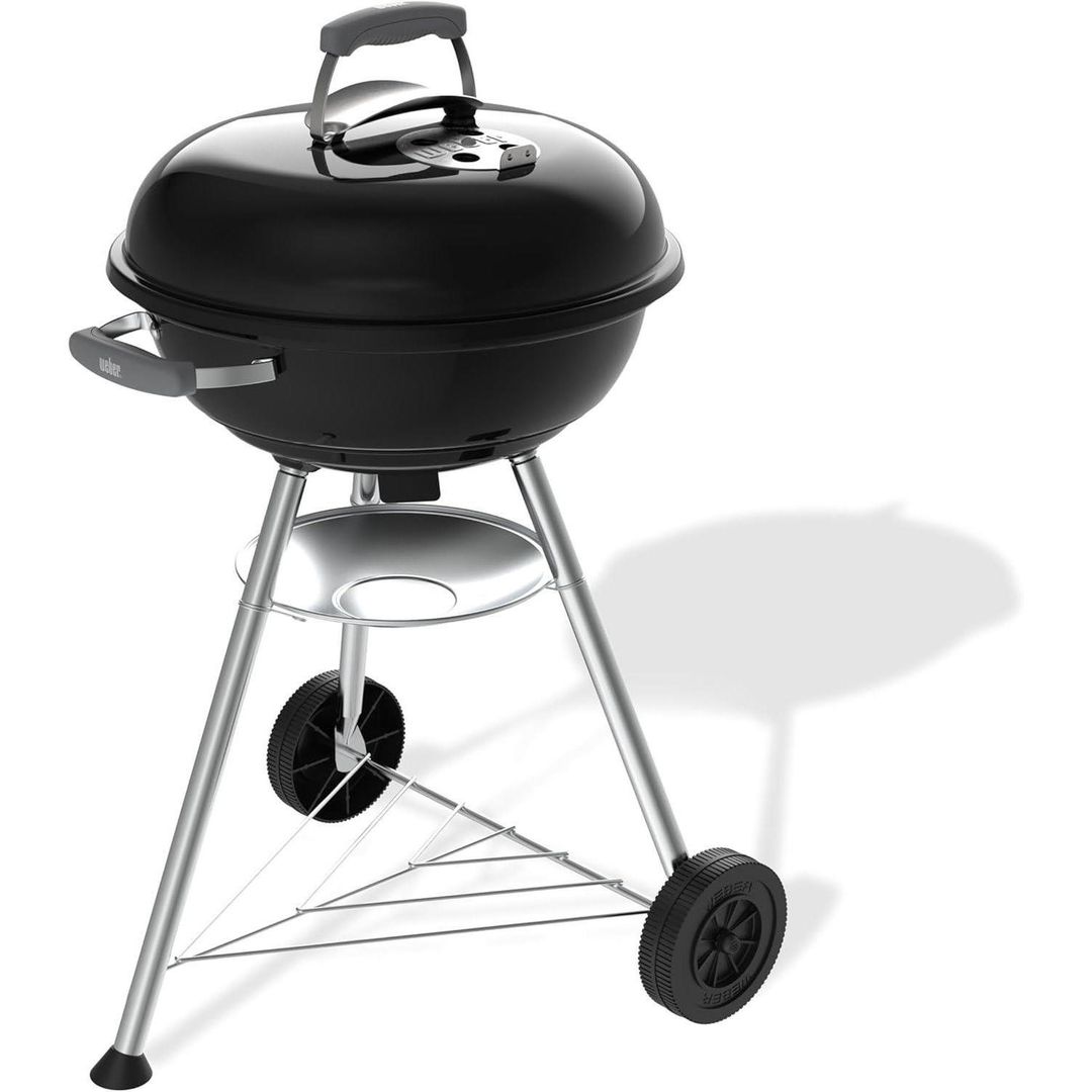 WEBER Compact 47 cm Portable Kettle Charcoal BBQ - Black - Image 1