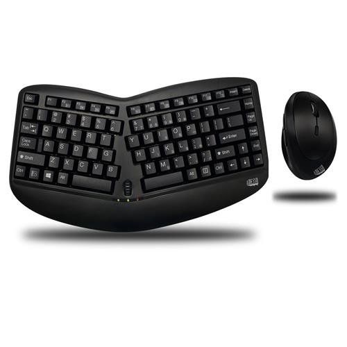 Adesso Tru-Form Media 1150 - Wireless Ergo Mini Keyboard & Mouse - Image 1