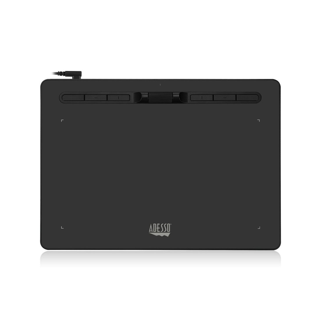 Adesso Cybertablet K10 graphic tablet Black 5080 lpi 254 x 142.24 mm USB - Image 1